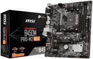 msi b450m micro ddr4 sdram motherboard computer components logo
