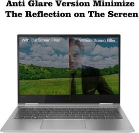 img 1 attached to 💡 Samsung Galaxy Book Flex 15.6" Anti Blue Light Glare Screen Protector: Complete Eye Protection Filter w/ UV Blocking, Fingerprint Reduction, & Whole Screen Guard