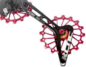 img 2 attached to 🚲 KCNC Road Cyclocross Gravel E-Bike Bicycle Rear Derailleur OSPW System Cage for Sram Red/Force/Rival Mechanical 10/11 Speed