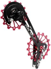 img 3 attached to 🚲 KCNC Road Cyclocross Gravel E-Bike Bicycle Rear Derailleur OSPW System Cage for Sram Red/Force/Rival Mechanical 10/11 Speed