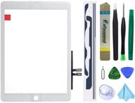 dedia white touch screen digitizer glass assembly for ipad 6 6th gen 2018 (a1893 a1954) – adhesive & tool kit included logo