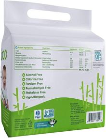 img 2 attached to 🌿 Caboo Tree-Free Bamboo Baby Wipes: Eco-Friendly, Naturally Derived and Gentle for Sensitive Skin - 3 Resealable Travel Packs with 72 Wipes Each, Total of 216 Wipes