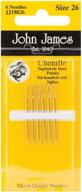 🧵 seo-friendly chenille hand needles in size 26 - sewing essentials package logo