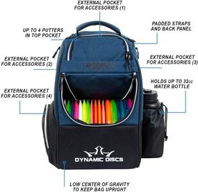 img 2 attached to 🎒 Optimized Dynamic Discs Trooper Disc Golf Backpack - High Capacity Frisbee Disc Golf Bag for Beginners - Lightweight, Durable, and Holds 18+ Discs