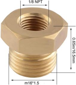 img 2 attached to Pressure Sensor Adapter Metric Female