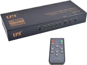 img 4 attached to 🔌 U9 ViewHD 5 Port HDMI 2.0 5x1 5 in 1 Out Ultra HD UHD Switch Switcher Selector, Support 4K@60Hz, 1080P@120Hz, HDCP 2.2, FreeSync HDR & Dolby Vision - Model: UHD5X1B
