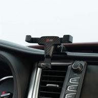 📱 toyota highlander phone holder - air vent mount for car vents - fits toyota highlander 2018 2019 - iphone 8 iphone x compatible - mobile holder for 5.5/6 inch smartphones logo