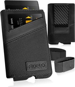 img 4 attached to FIDELO Minimalist Wallet Men Removable: The Perfect Versatile Wallet for Men