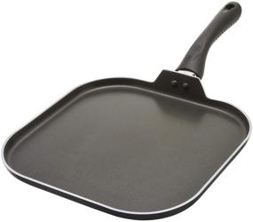 img 4 attached to 🌿 Explore the Ecolution Artistry Non-Stick Square Griddle: Easy to Clean, Comfortable Handle, Even Heating - 11 Inch, Black