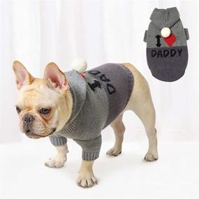 img 4 attached to Fyzeg Sweater Knitwear Clothing Cat Hoodie Sweaters