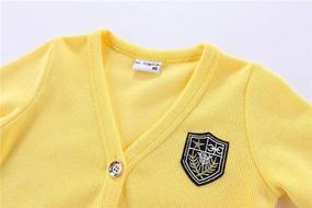 img 2 attached to 🧥 Mud Kingdom Boys' Cute Cardigan Jacket with Embroidered Casual Design