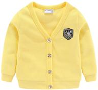 🧥 mud kingdom boys' cute cardigan jacket with embroidered casual design logo