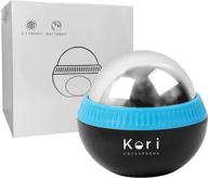 kori cryosphere cold massage roller ball: 6-hour cold/hot relief, rapid recovery, inflammation reduction – removable ball, ice roller, and myofascial release – perfect massage gifts logo