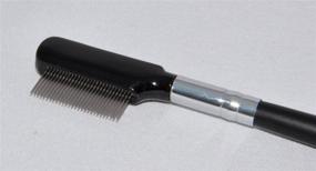 img 3 attached to 💫 Alluring Lash Comb with Metal Teeth: Achieve Eyelash Extensions in Minutes!