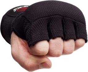 img 3 attached to 🥊 STING Elastic Quick Wrap Gloves: Weightlifting, Bodybuilding, Powerlifting, Crossfit Support for Hand, Wrist, Knuckle, Fist & Finger, Olympic Sponsors