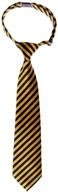 👔 stylish and convenient: retreez striped woven pre tied boys' accessories! logo