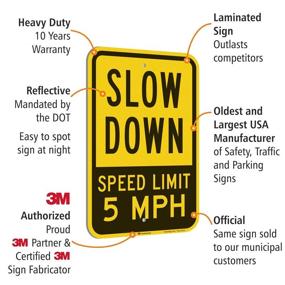 img 1 attached to Optimized Speed Limit Sign for Slower Driving