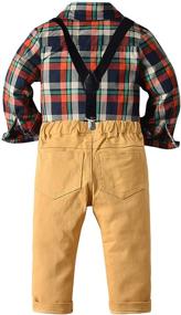 img 2 attached to 🎄 Adorable Christmas Toddler Outfits: Boys' Clothing with Suspenders