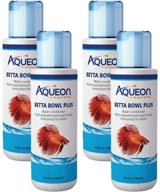 🐠 aqueon 4 pack betta bowl plus water conditioner & dechlorinator - 4 fl oz each логотип