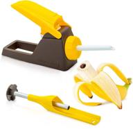 banana craze: revolutionary kitchen tool to core & fill bananas in their peels logo