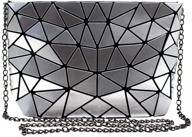sherry holographic shoulder geometric crossbody women's handbags & wallets for shoulder bags logo