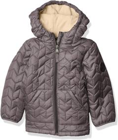 img 3 attached to 🧥 Stylish and Warm: Perry Ellis Boys' Toddler Quilted Puffers"