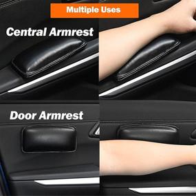 img 1 attached to Armrest Automotive Microfiber Universal Accessories Interior Accessories