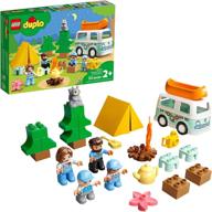 🏕️ lego duplo town family camping van adventure 10946: fun and educational camping toy for toddlers and kids (30 pieces) logo