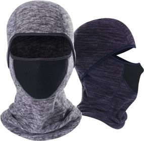 img 4 attached to ❄️ Balaclava - Ultimate Cold Weather Face Mask for Extreme Outdoor Activities - Windproof Ski Mask Tactical Hood for Men & Women in Motorcycling and Snowboarding