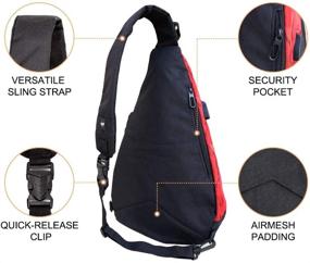 img 2 attached to Pickleball Bag with Water Bottle Holder: ZOEA Sport Sling Bag for Women and Men - Fits 2 Paddles and All Your Gear