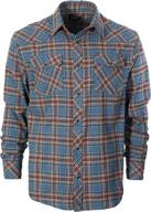 👕 turquoise checkered brushed gioberti western shirts for men logo