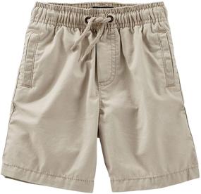 img 1 attached to 👖 OshKosh B'Gosh Boys' Woven Shorts 21074512