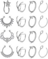 avyring non pierced nostril piercing jewelry logo