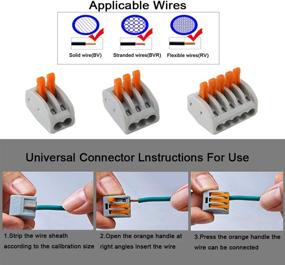 img 2 attached to FULARR Lever Nut Assortment Conductor Connectors