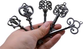 img 3 attached to 🔑 Yansanido Pack of 50 Skeleton Key Bottle Openers - Perfect Wedding Favors, Baby Shower Gifts, and Party Keepsakes in 5 Stylish Black Designs