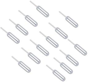 img 1 attached to 60PCS Plastic Squeeze Transfer Pipettes Dropper Liquid Injector for Cupcake Strawberries - 4ml Dessert Pipettes (White)