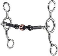 🐴 reinsman 349 cowhorse snaffle for junior riders: sweet iron with copper roller, stage b logo