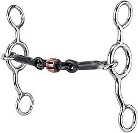 img 3 attached to 🐴 Reinsman 349 Cowhorse Snaffle for Junior Riders: Sweet Iron with Copper Roller, Stage B