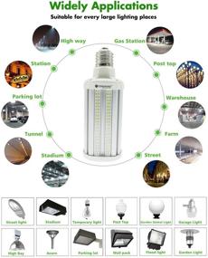 img 3 attached to 💡 Bright(400 Equivalent) Daylight Outdoor Warehouse Lighting: Illuminating Performance & Efficiency