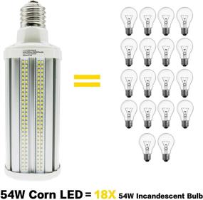 img 2 attached to 💡 Bright(400 Equivalent) Daylight Outdoor Warehouse Lighting: Illuminating Performance & Efficiency