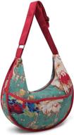 👜 opqrstu women's hippie large sling shoulder boho handbag: canvas crossbody bags logo