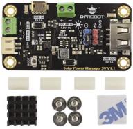 дфробот 900ма солнечный регулятор энергопитания -контроллер мррт для 5в солнечных панелей с поддержкой зарядки от солнца и usb логотип