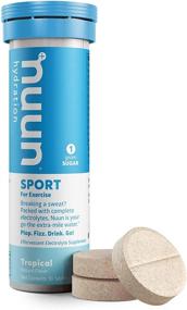 img 3 attached to Stay Refreshed with Nuun Active: Tropical Fruit Electrolyte Enhanced Drink Tabs - 6 Tubes of 10 Tabs
