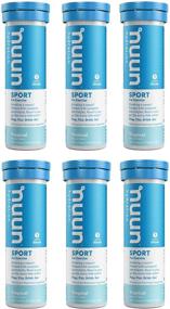 img 4 attached to Stay Refreshed with Nuun Active: Tropical Fruit Electrolyte Enhanced Drink Tabs - 6 Tubes of 10 Tabs