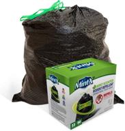 🐭 mint-x mintflex rodent repellent trash bags: effective 33 gallon waste solution, 90 count logo