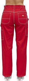 img 2 attached to 👖 Dickies Juniors Relaxed High Rise Carpenter Pants & Capris for Girls' Fashion