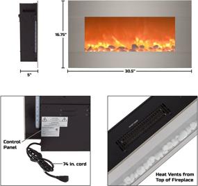 img 3 attached to Northwest 80 BL31 2002 Electric Fireplace Silver