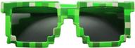 shadyveu square colorful block sunglasses логотип