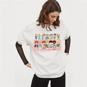 img 3 attached to 👚 Long Sleeve Crop Top Hoodie with Letter Print for Women