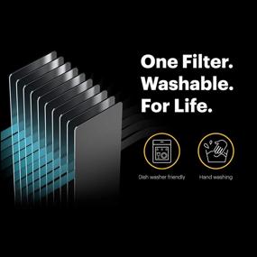 img 1 attached to 🌬️ Kodak INFINIO AP550 Multi-Stage Air Purifier - Sustainable Washable Filter (Non-HEPA) - Traps Smoke, Dust, Odors, Allergens, Pollen & Pet Dander - Covers 550 sq. ft.